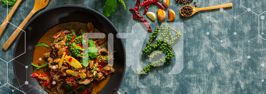Sauteed Vegetables with Chicken and Spices