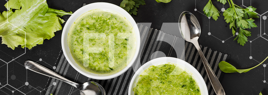 Lettuce soup