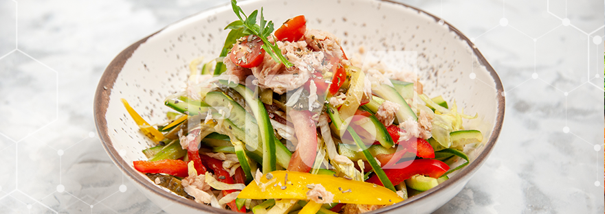Tuna stew with vegetables