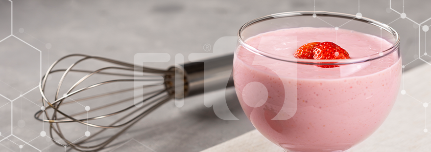 Strawberry mousse